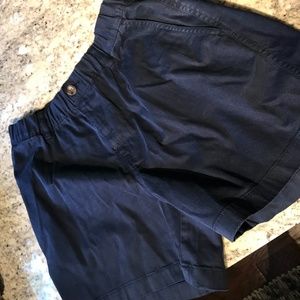 Large, Navy Bearbottom 5.5" Stretch Shorts